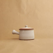 Poignee Ceramic Serving Pot - Matte Grey